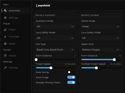 [UPDATE] pepehook The Forge, Auto Mine, Auto Forge, and more - Roblox Script
