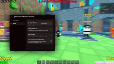 ArchHub | Snipe Brainrots, AutoRebirth, AutoCelestial