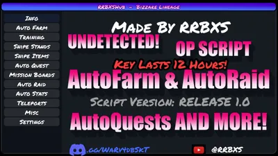 AUTO RAID, AUTO FARM, ITEM FARM, AUTO PVE BOARDS AND MORE!!