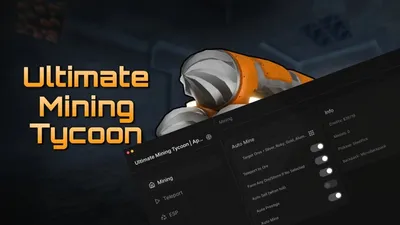 Auto Mine, Auto Sell, Auto Prestige, ESP, Walkspeed and more