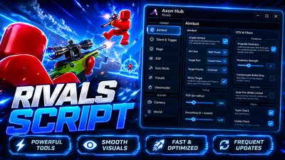 Axon Hub | Rivals Script – Silent Aim, Triggerbot & Fly