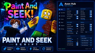 Axon Hub | Paint and Seek Script – Auto Hide, Kill Aura