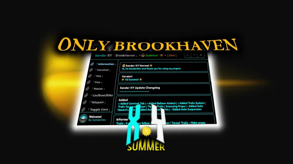 Sander XY Orginal - Roblox Script