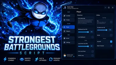 Axon Hub | The Strongest Battlegrounds – Kill Aura & ESP OP!