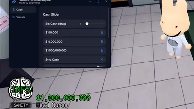 Animal Hospital – INF Cash, INF Sanity, Owner Badge (Visual)