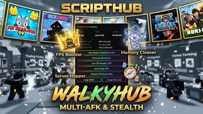 KeyLess | Anti-Afk, ServerHop, 3D Render & More [MOBILE/PC]
