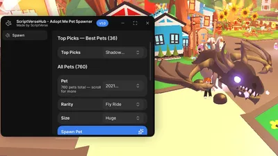 Adopt me – Pet Spawner (Visual) Ride and Fly Any Pets!
