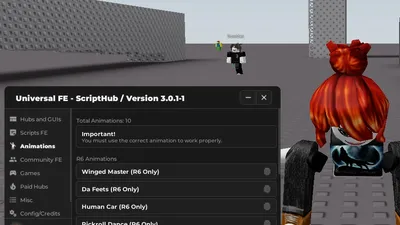 UFE – Free FE animations r15 and r6