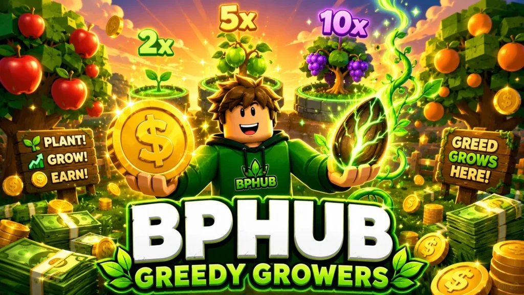 Full Auto Greedy Growers Script | BPHUB - Roblox Script