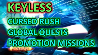KEYLESS FULL AUTO (CURSED, GLOBAL QUESTS, PROMOTION MISSONS)