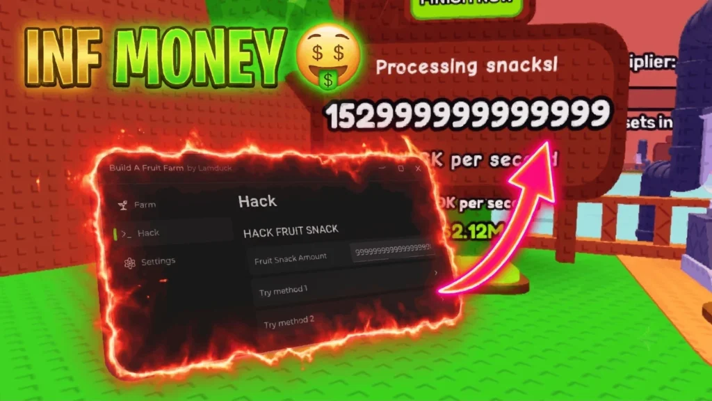 Build A Fruit Farm – HACK INFINITY MONEY, FRUIT, AUTO FARM - Roblox Script