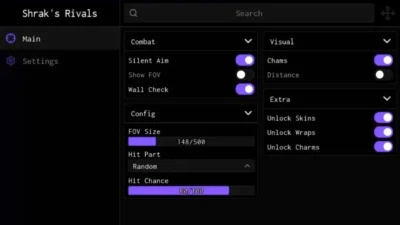 SHRAK’S RIVALS | KEYLESS | SILENT AIM | MENU