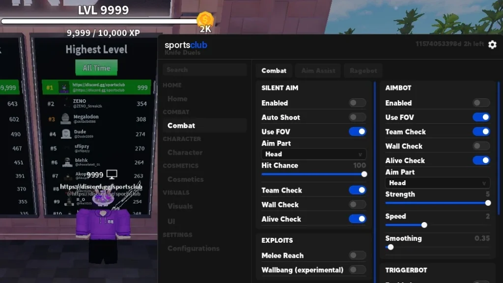 Free Knife Duels Script | Unlock All, Ragebot, Kill Aura - Roblox Script