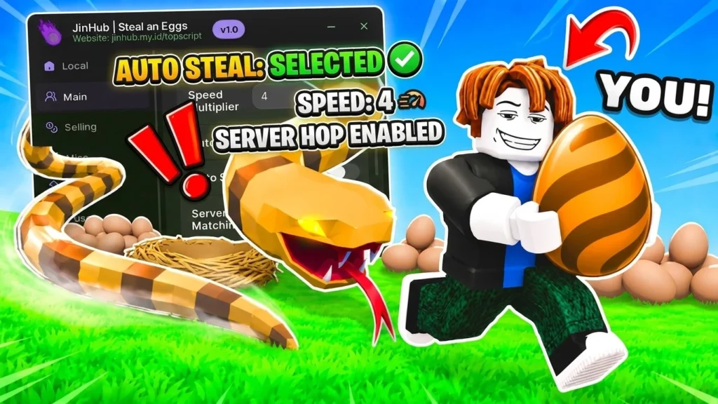 Steal an Egg | Full Feature Farming - Roblox Script