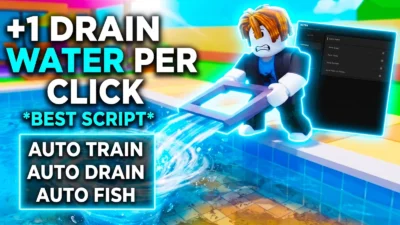 +1 DRAIN WATER PER CLICK OP SCRIPT AUTO DRAIN AUTO FISH 2026