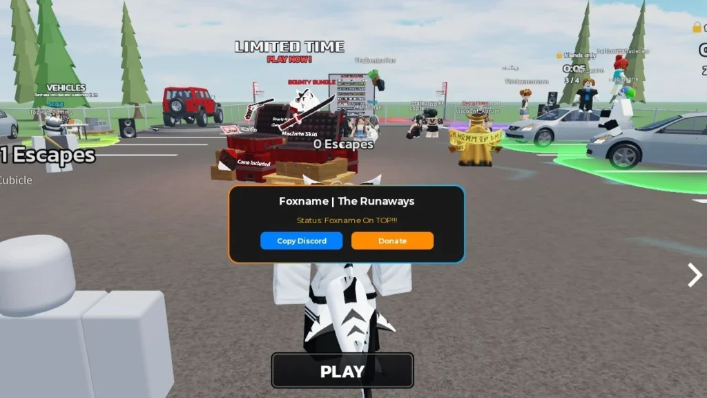 [KEYLESS] Foxname Autofarm, fast Credz obtainment - Roblox Script
