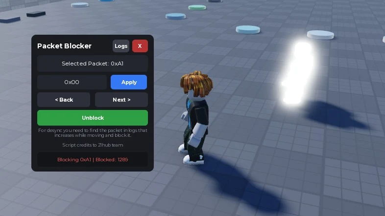 Raknet Packet Blocker (desync) - Roblox Script