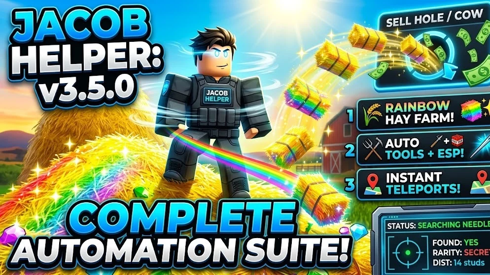 [BEST] Autofarm, AutoUpgrade, Autosell, ESP, AutoWin - Roblox Script