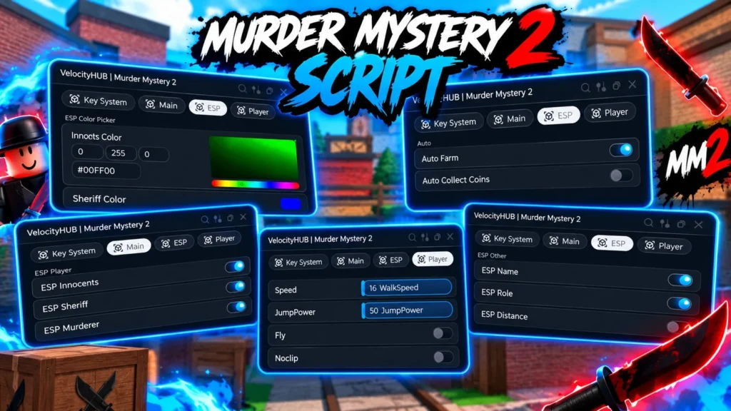 Auto Farm, Auto Collect Coins, ESP, Player Tab AND MORE… - Roblox Script