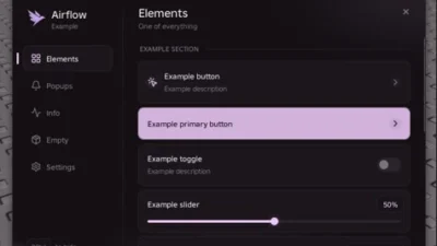 AirFlow UI Library
