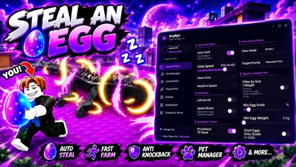 UPD Steal an Egg (Auto Steal & Farm) - Roblox Script