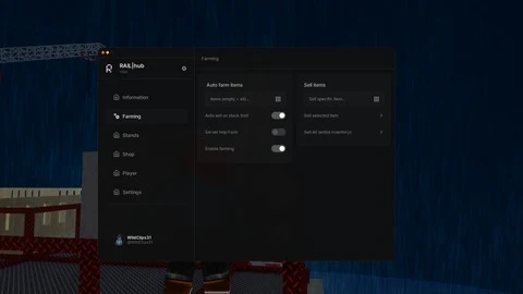 RAIL hub | finishers unlocker, Auto Item Farm, block bot - Roblox Script