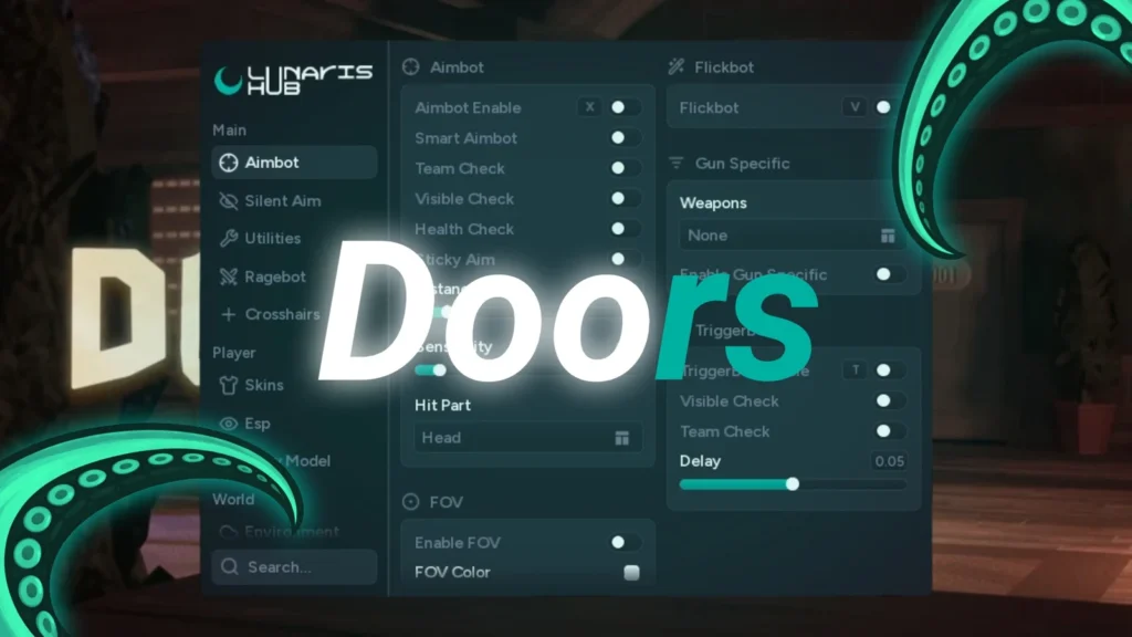Doors Script | Lunaris Hub - Roblox Script