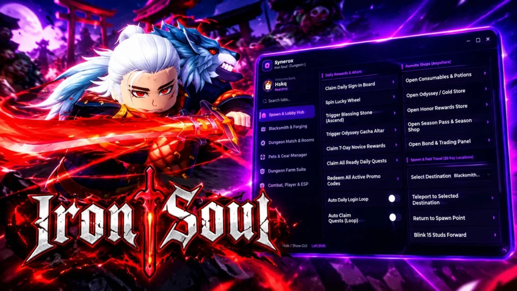[NEW] Best Iron Soul Dungeon Script - Roblox Script