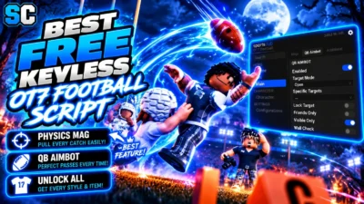 Free OT7 Football Script | QB Aimbot, Ball Mags, Unlock All