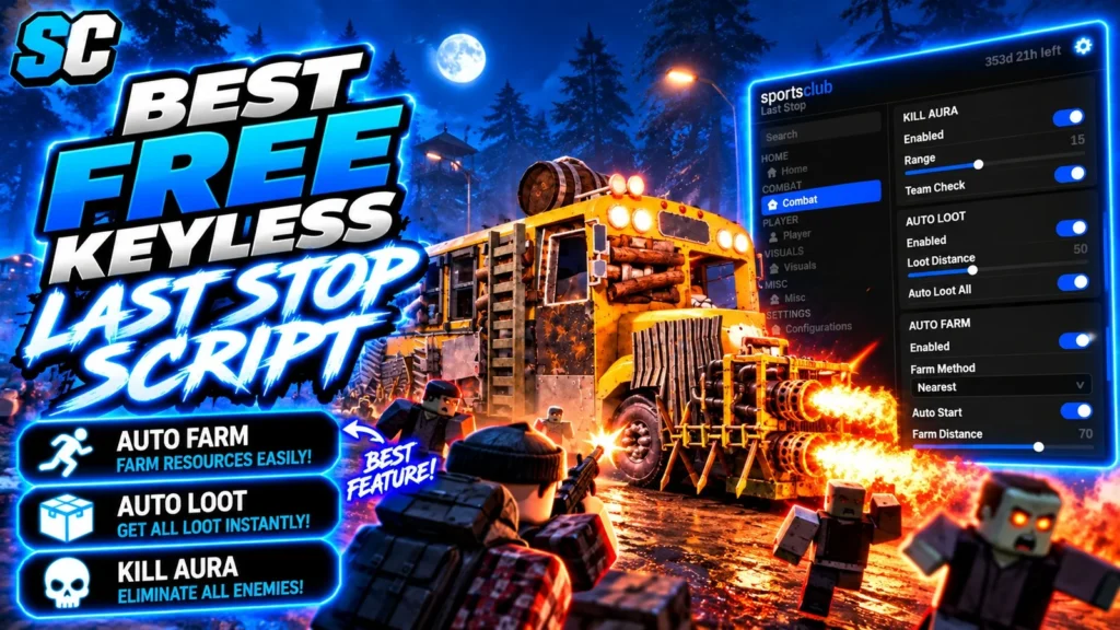 Free Last Stop Script | Auto Farm, Auto Bring, Instant Win - Roblox Script