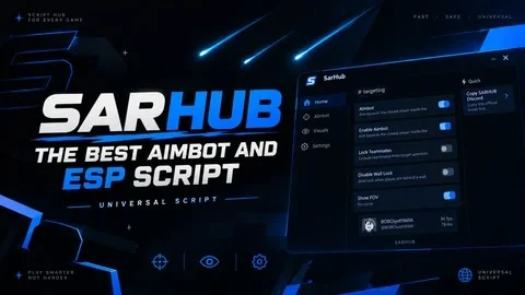 SARHUB | Universal Script | Aimbot | ESP | AUTOFIRE | MORE! - Roblox Script